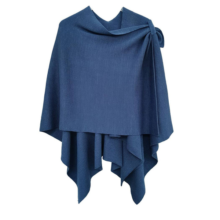 Ruana with Shoulder Strap: PURP
