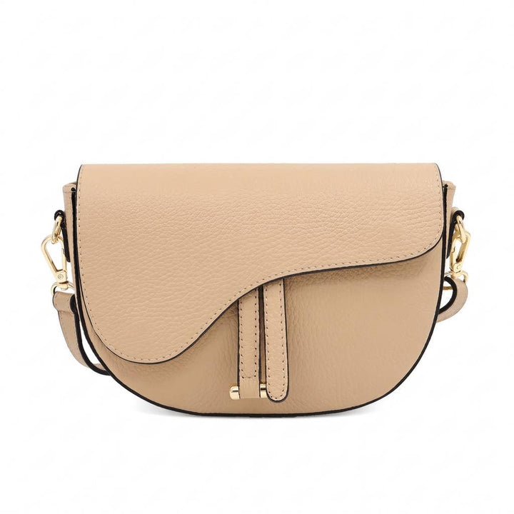 Leather Saddle Bag – Made in Italy: Nero