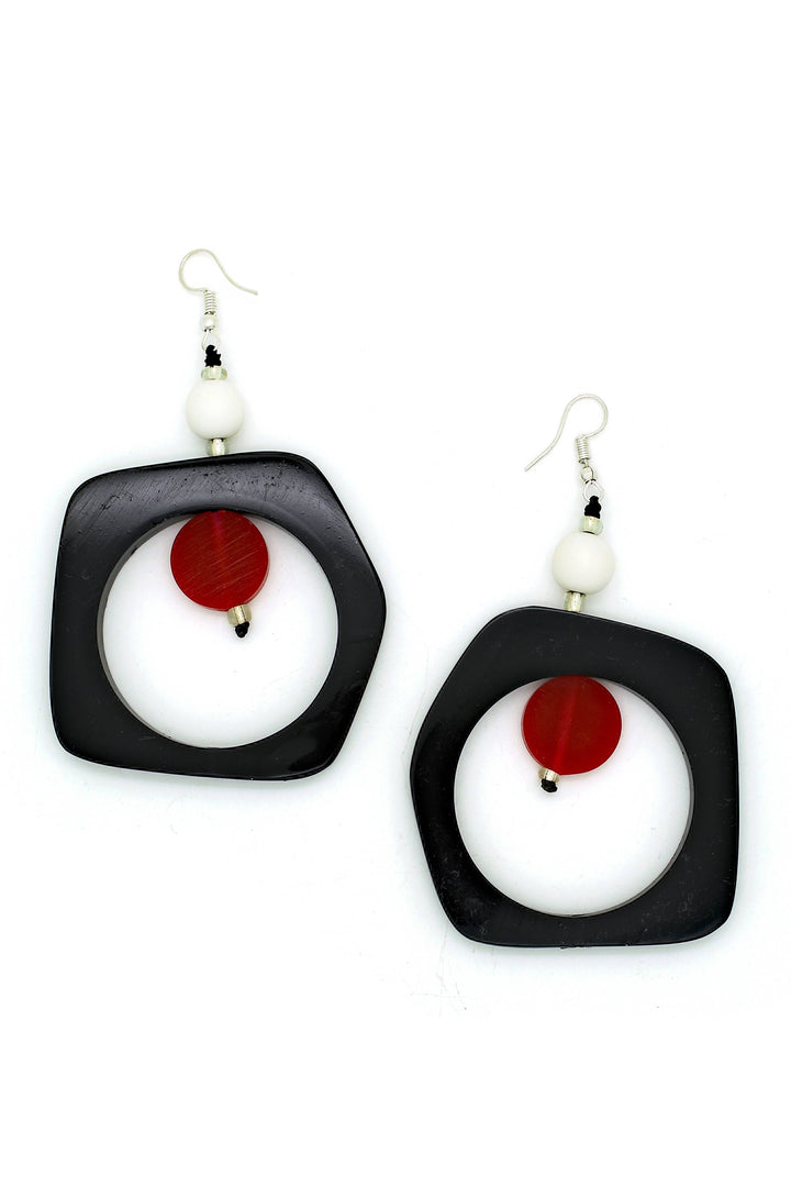 Resin Earrings-07315: 00002