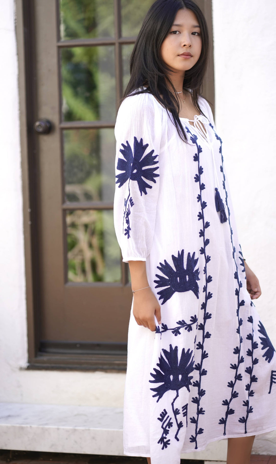 Elana Dress: White