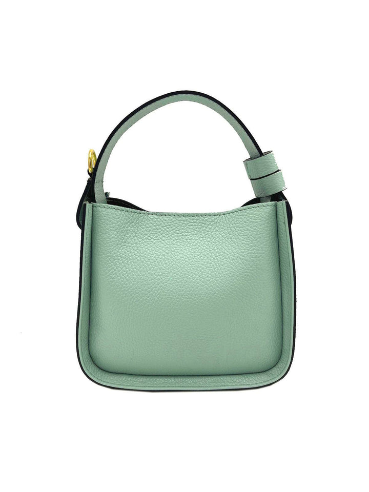 leather bag, Made in Italy, 112303: Blk
