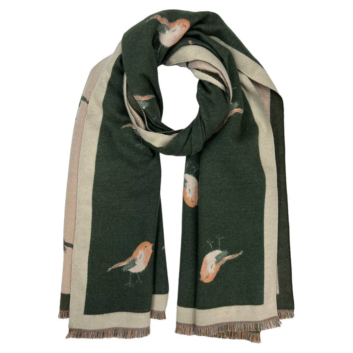 Robin Scarf Cashmere Navy