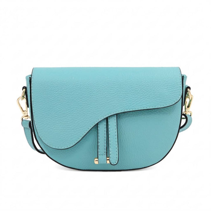Leather Saddle Bag – Made in Italy: Nero
