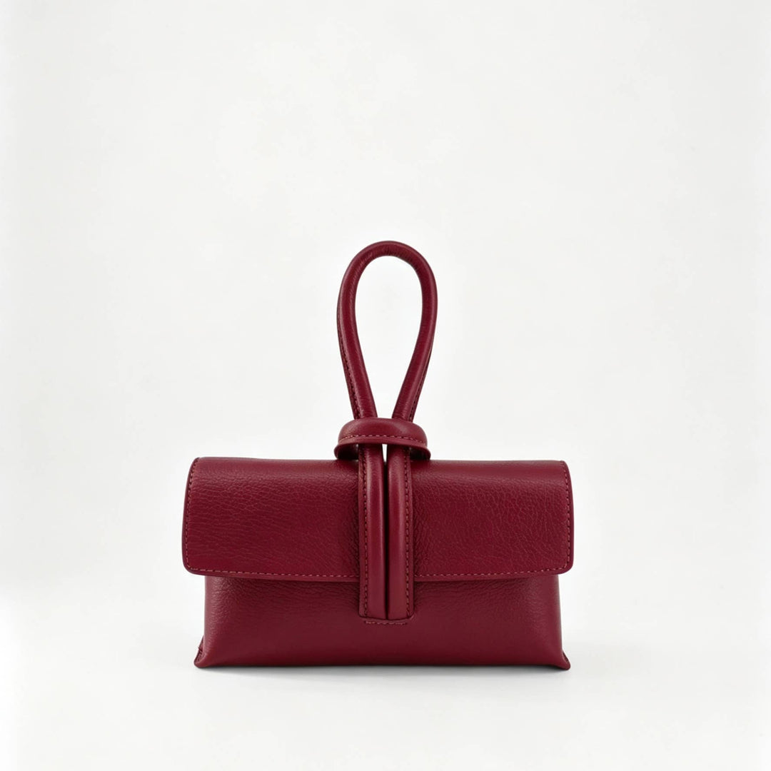 Genuine Togo Leather : Burgundy
