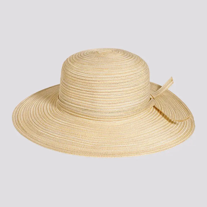 Wide Brim Straw Sun Hat: Natural