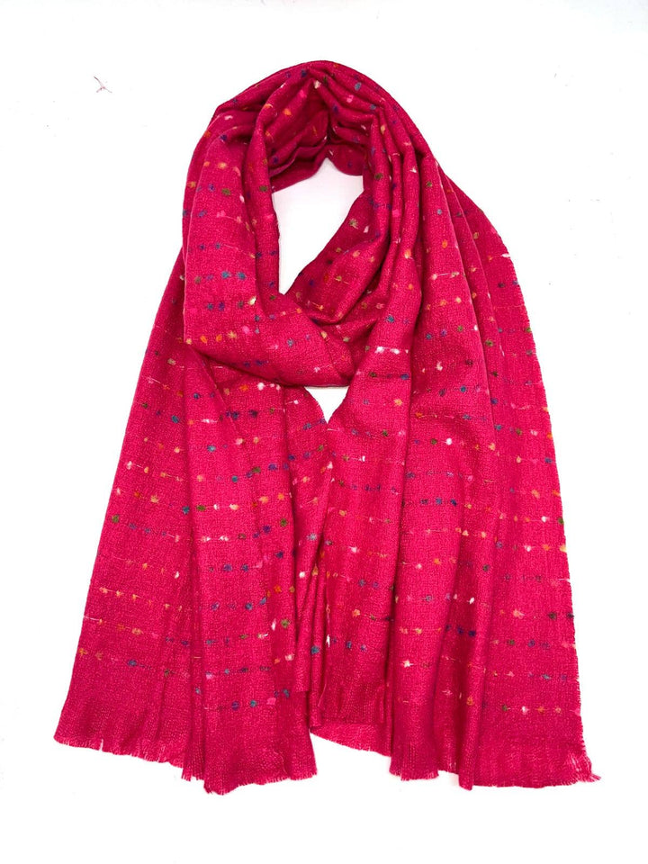 2P-1  scarf: Black