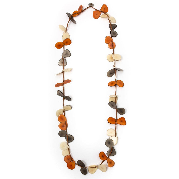 Slice Necklace: Onyx/Charcoal