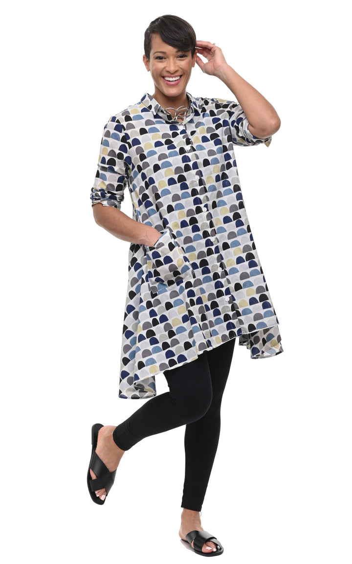 CV537 Demi Button Down/ XS