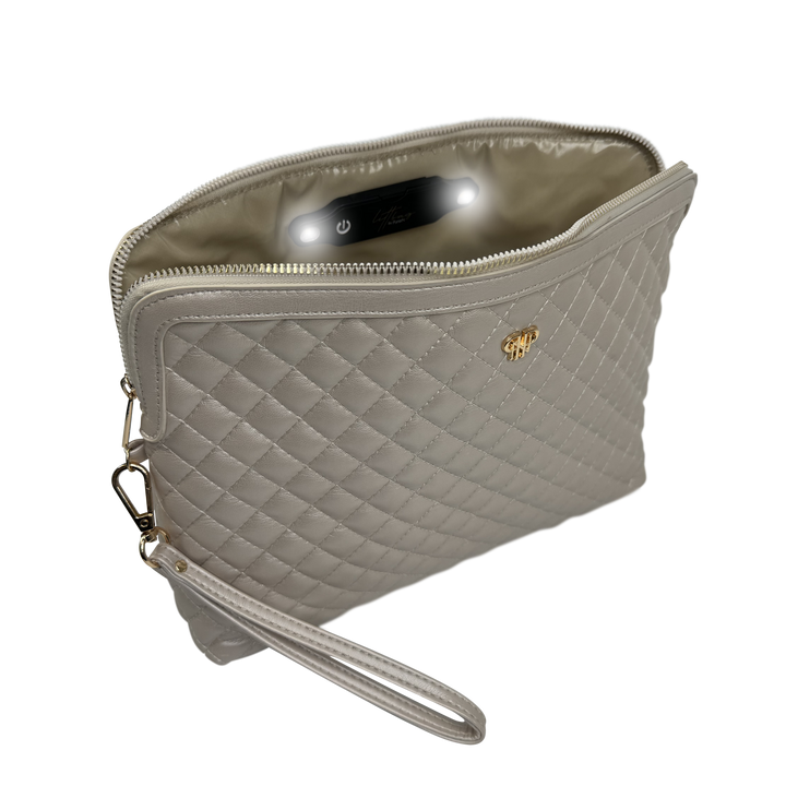 Litt Makeup Case - Pearl Quilted