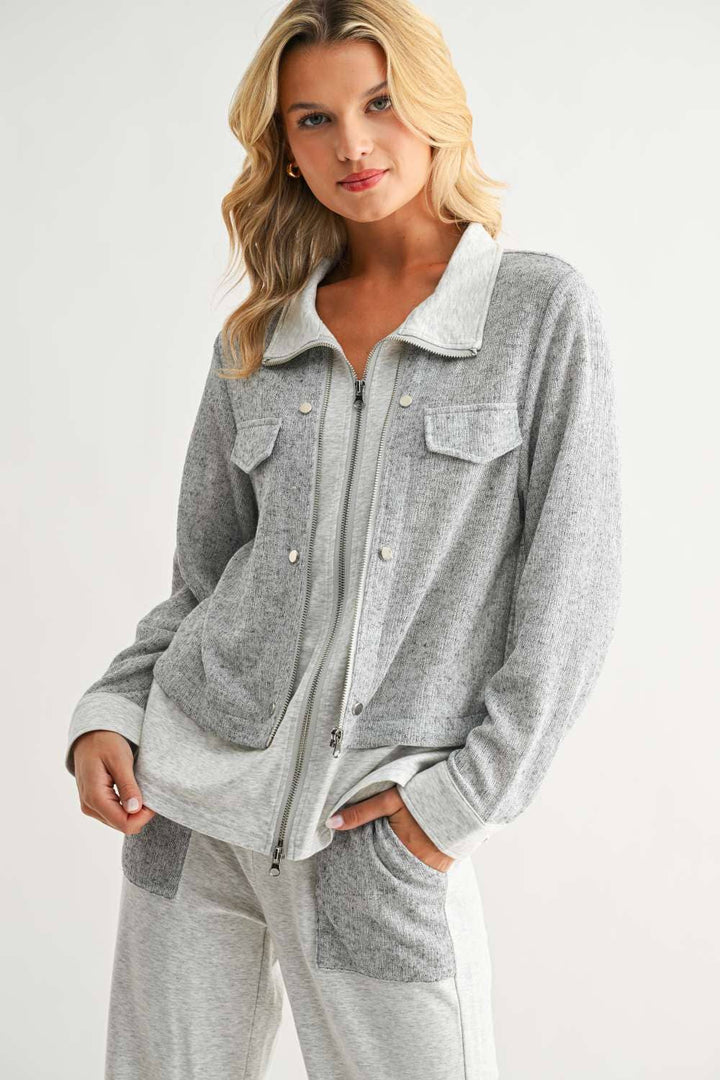 Jacob Jacket: Heather Grey / M