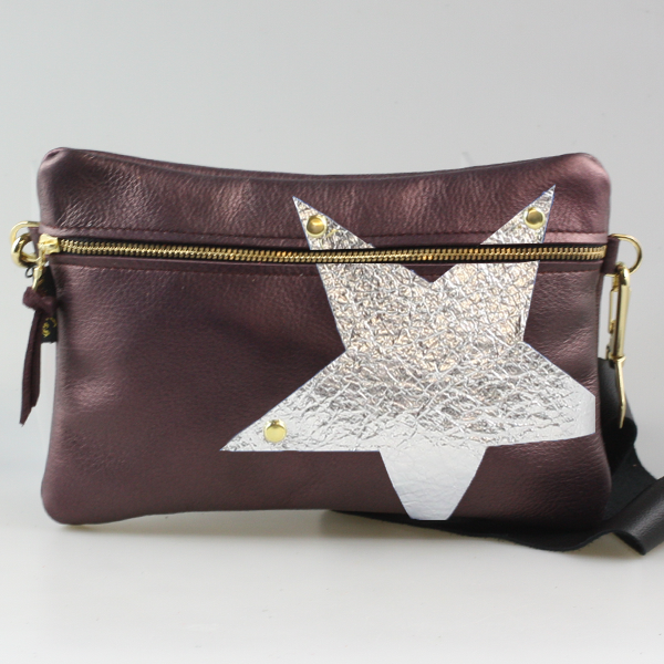 Metallic Vail Hipbag w/Star: Jet