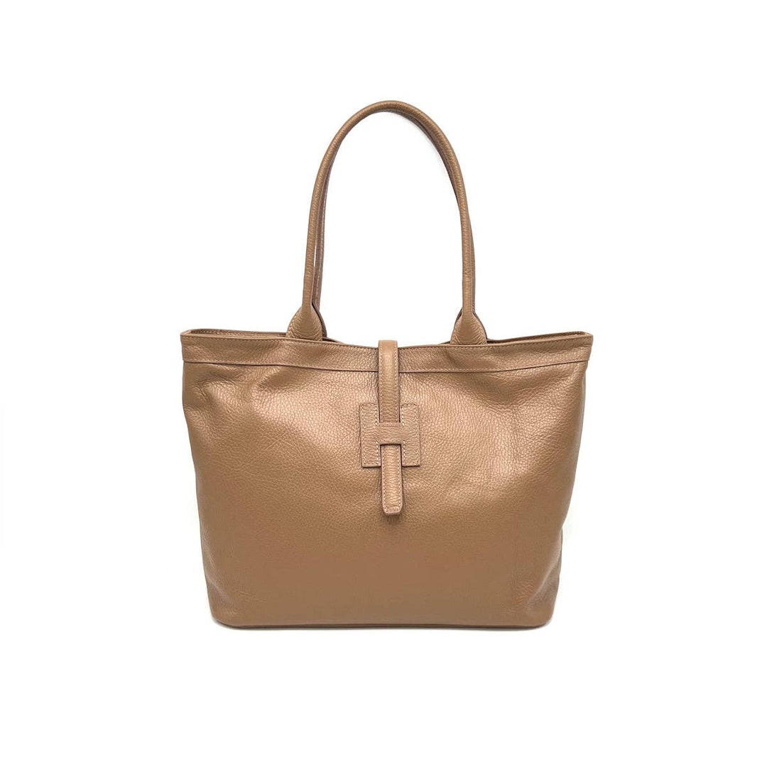 leather Bag, Made in Italy, art. 112605: Blk