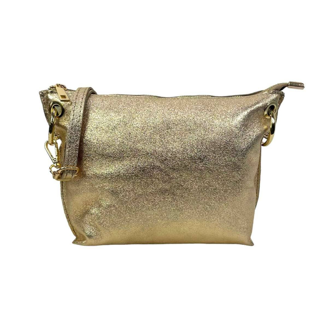 Leather Bag with: Fuchsia