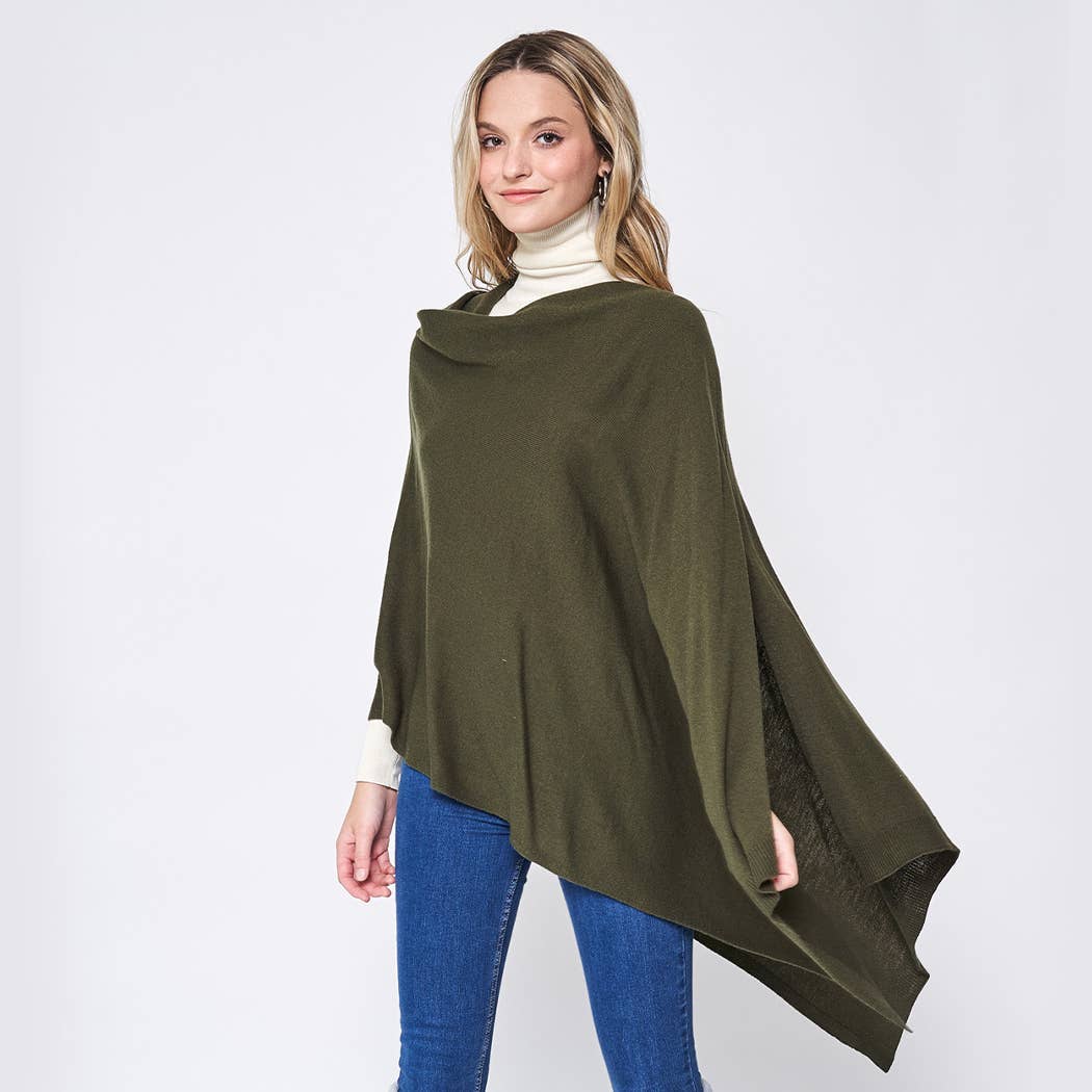 Scarf Poncho: RST / One Size