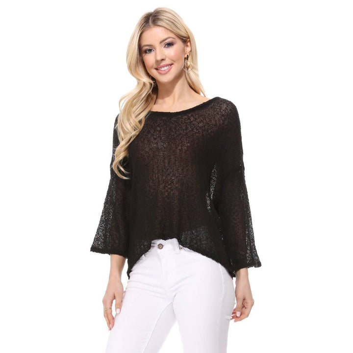 V-NK Knit Top MK3662: BLUSH / L