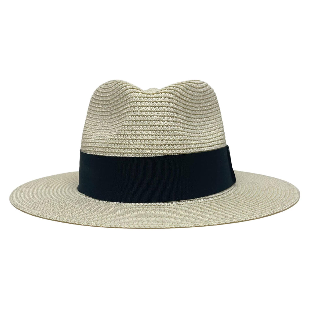 Fedora Straw Hat: Black