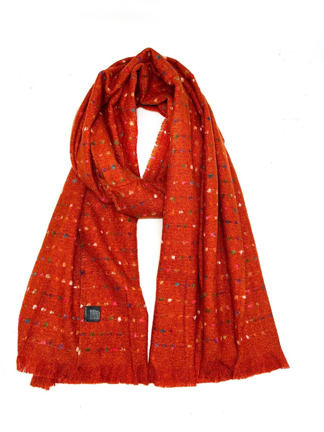2P-1  scarf: Black