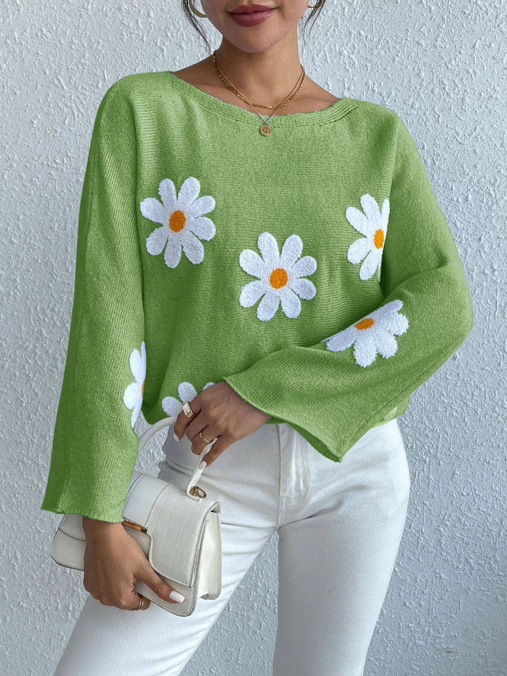 Daisy sweater: Grey / M