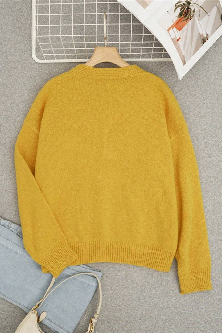 Bee Cardigan: BLACK / M