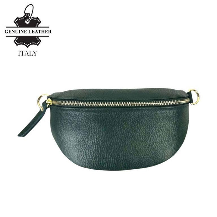 Italian Leather Waist: Red