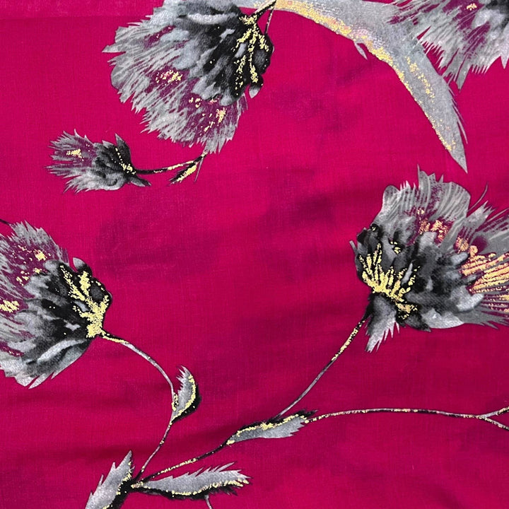 Dusty miller scarf: Black