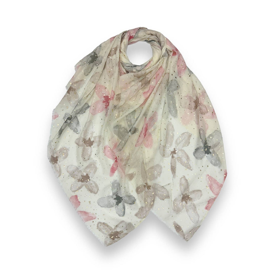 Summer bright scarf: Beige