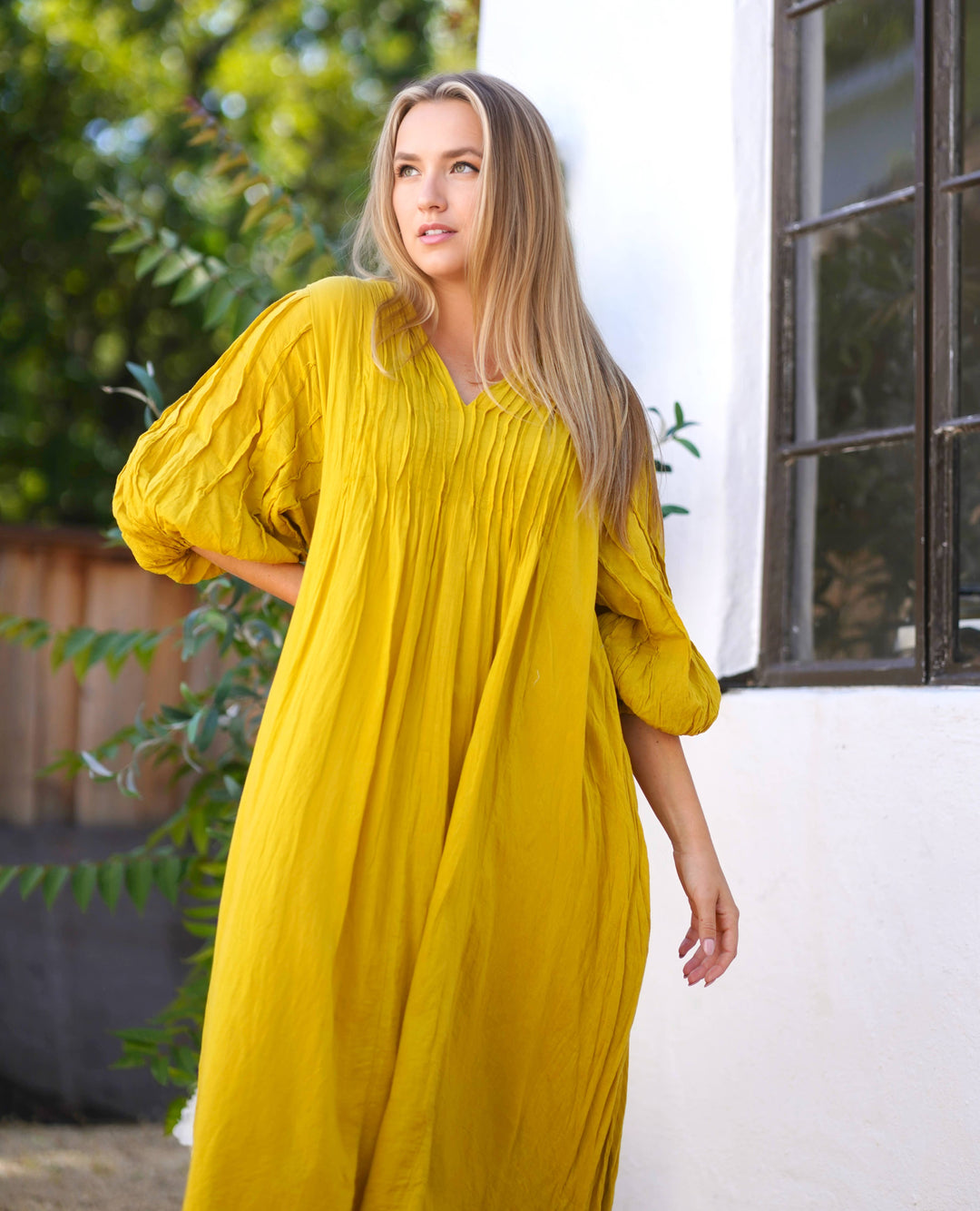 Zing Dress Mustard: S/M