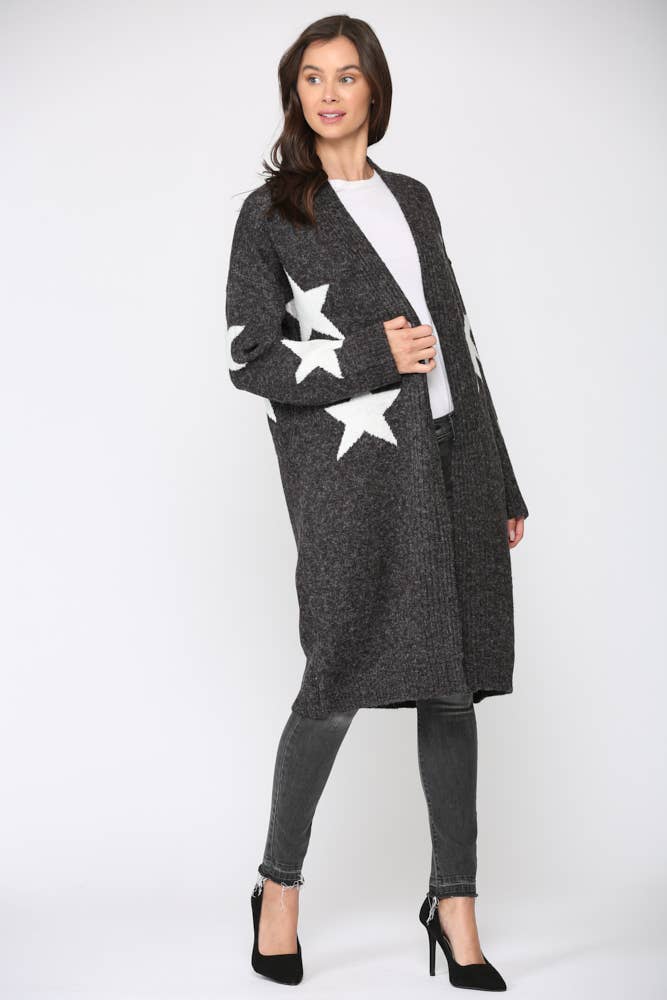 STANCIA STAR SWEATER JKT