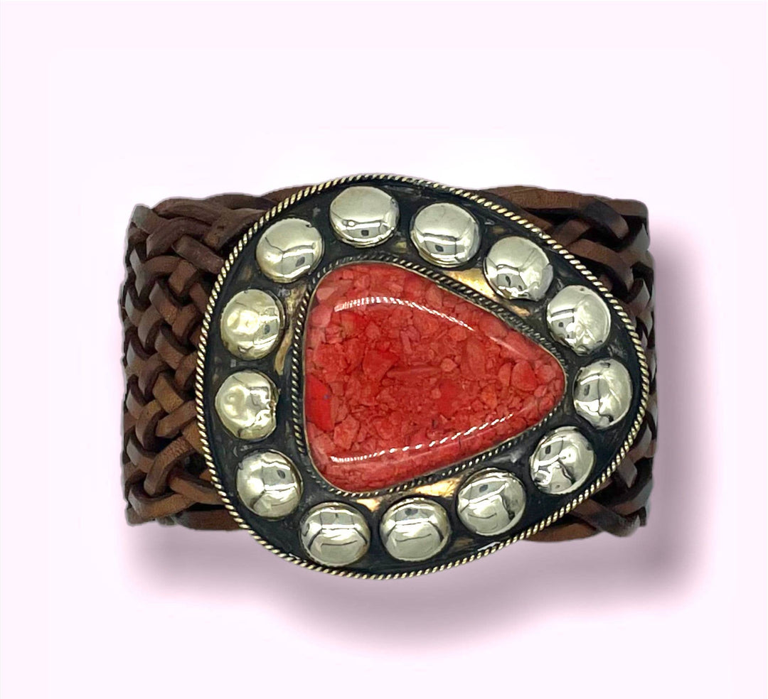 Premium Handmade Buckle: Yellow