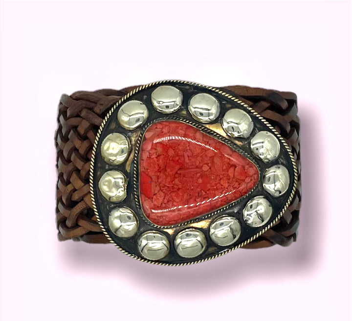 Premium Handmade Buckle: Yellow