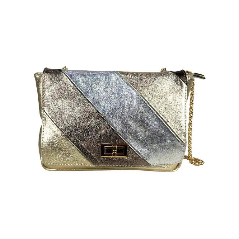 Multicolored Leather: Gold