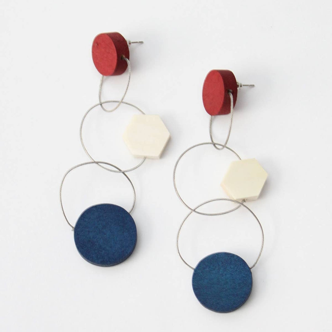 Sylca Designs - Scarlet & Royal Abrielle Earrings