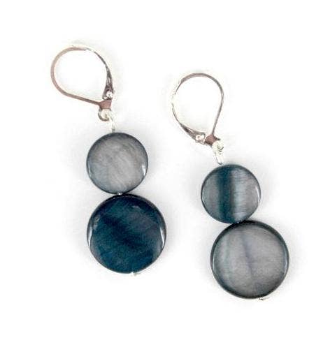 - Black MOP Earring