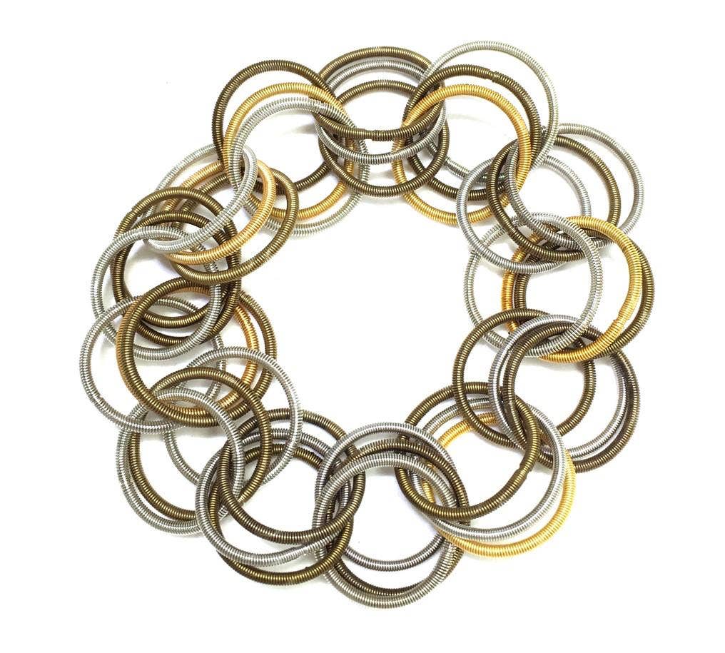 Sea Lily - 600B - Multi Spring Ring Bracelet