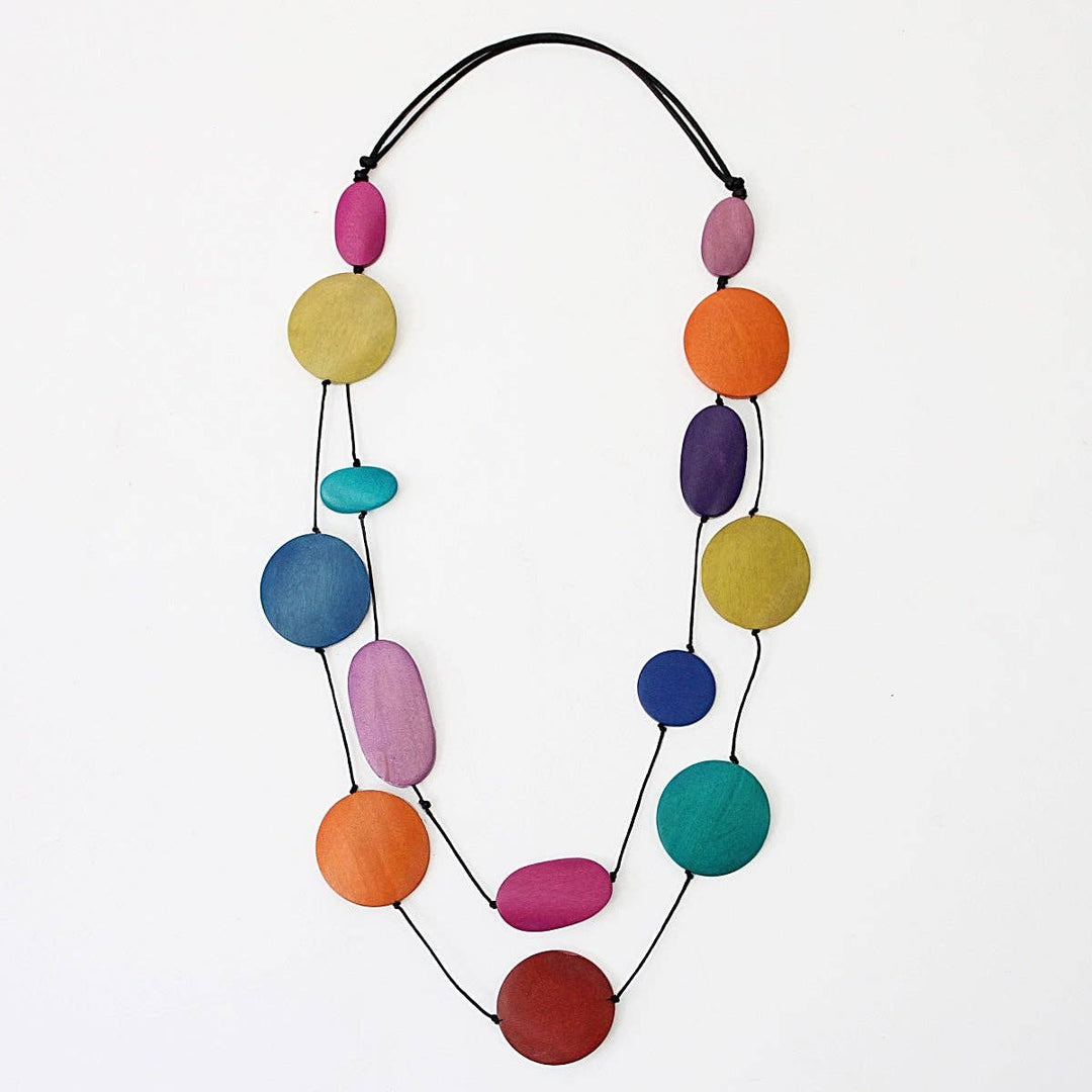Sylca Designs - Vibrant Double Strand Gwen Necklace