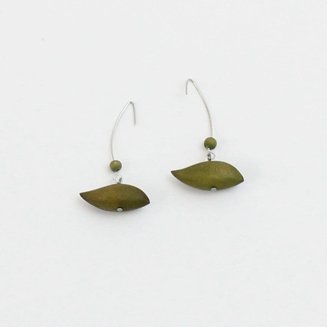 Lime Robin Statement Earrings