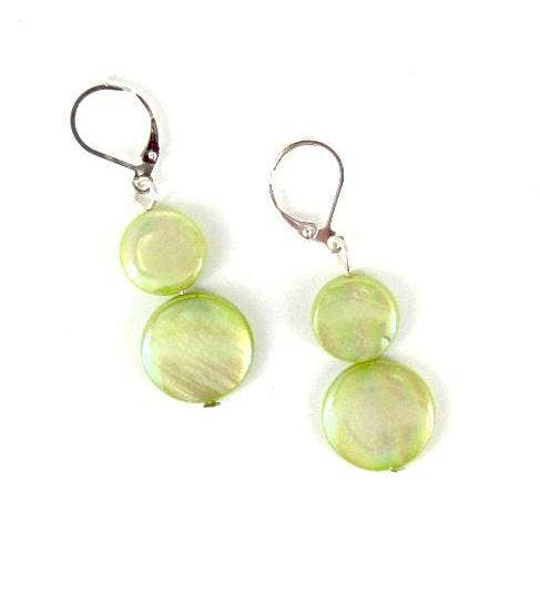 ECHARTREUSE - Chartreuse MOP Earring