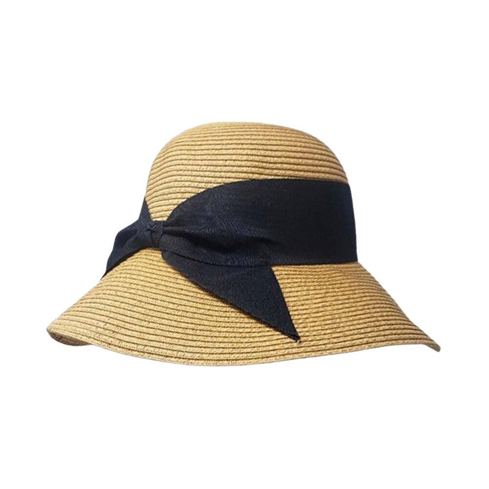 Madeline Love - Bow Straw Sun Hat