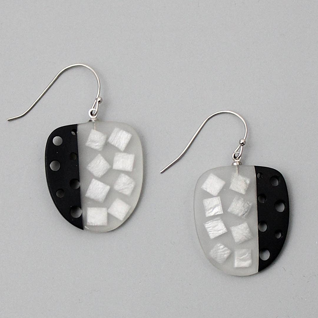 Sylca Designs - White Bethany Earrings