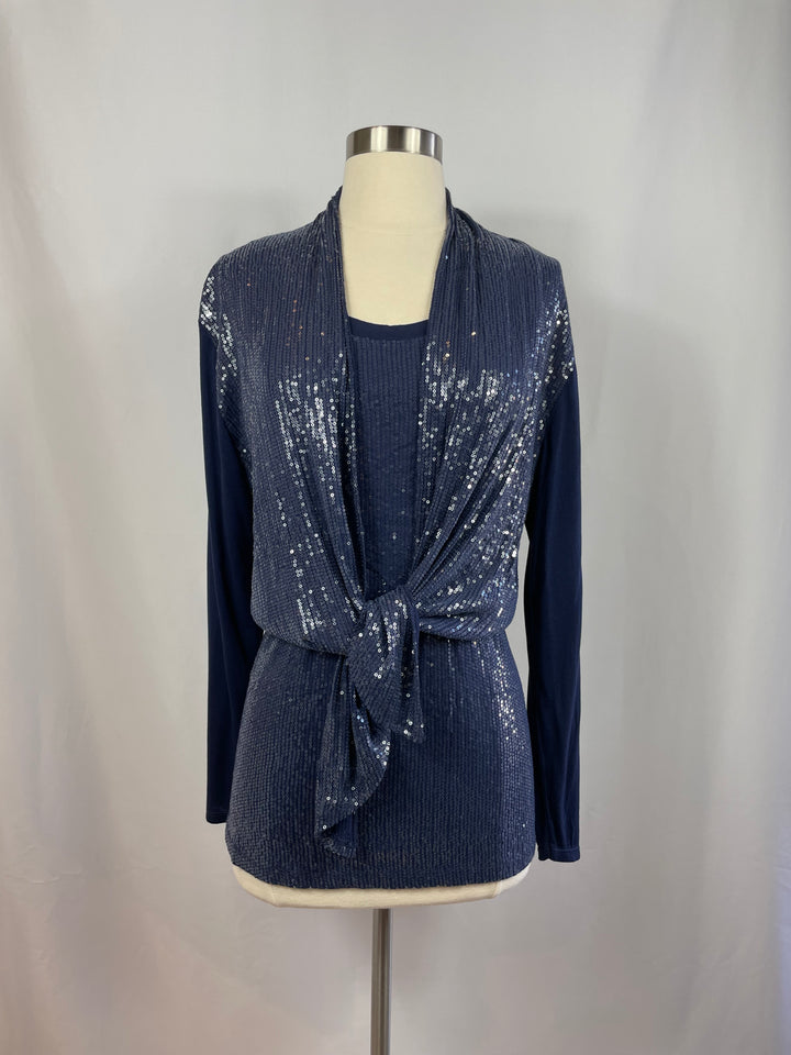SEQUIN PAETE CARDI #64529