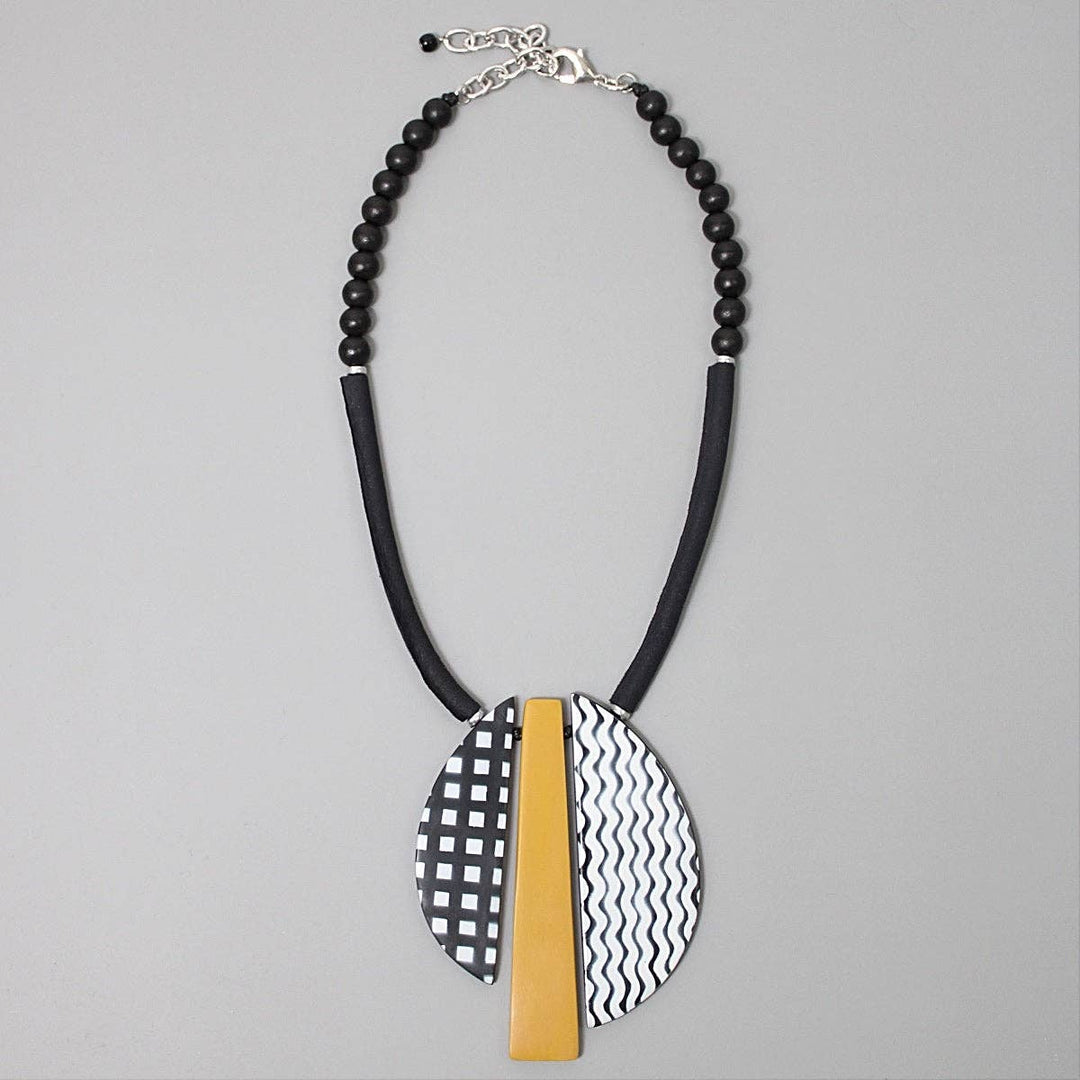 Sylca Designs - Mustard Lunetta Necklace