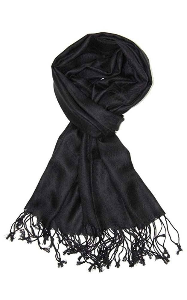 Black Color Fashion Pashmina Shawl