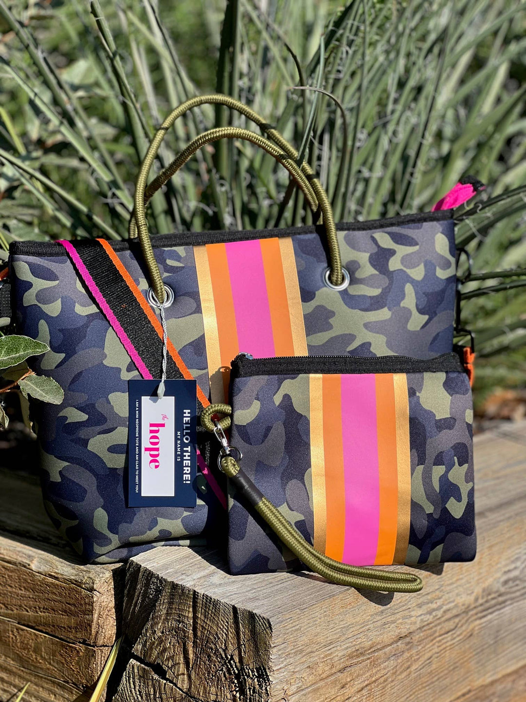 TAYLOR GRAY - The Hope Mini Neoprene Tote and Wristlet | shoptaylorgray