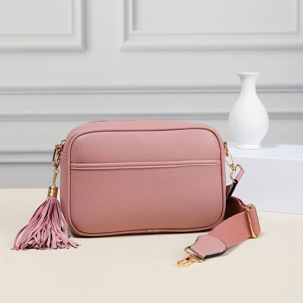 Crossbody with Tassel:/ PINK