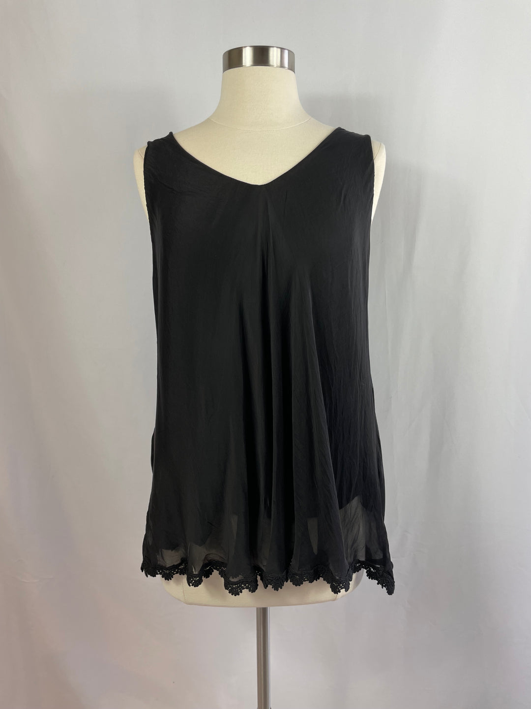 Dance in Paris Tank Lace Trim