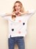 C2401 APPLIQUE SWEATER