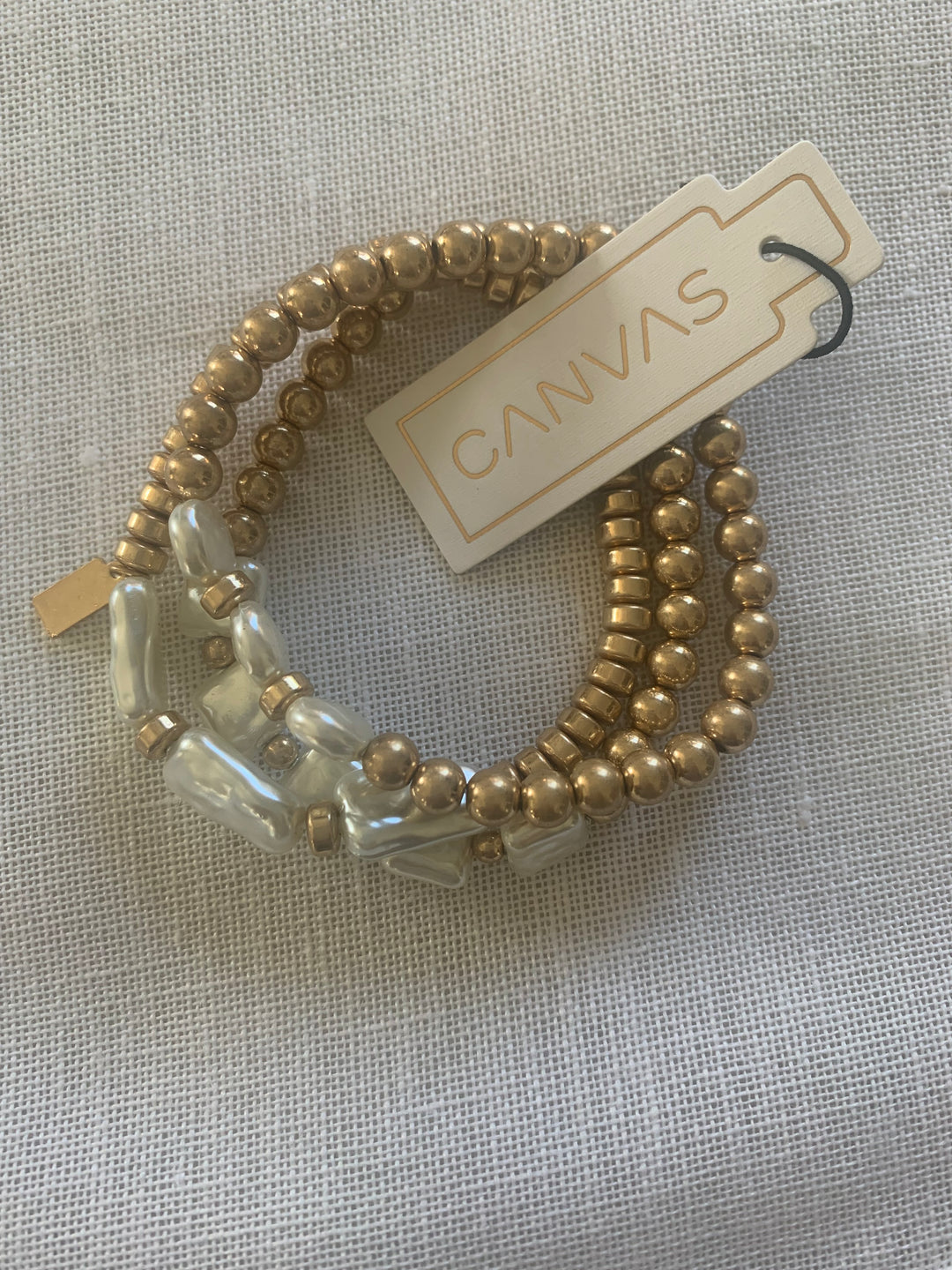 Cassidy Pearl and Ball Stretch Bracelets