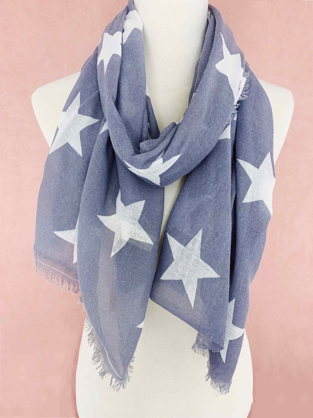 Star Scarf: Blue
