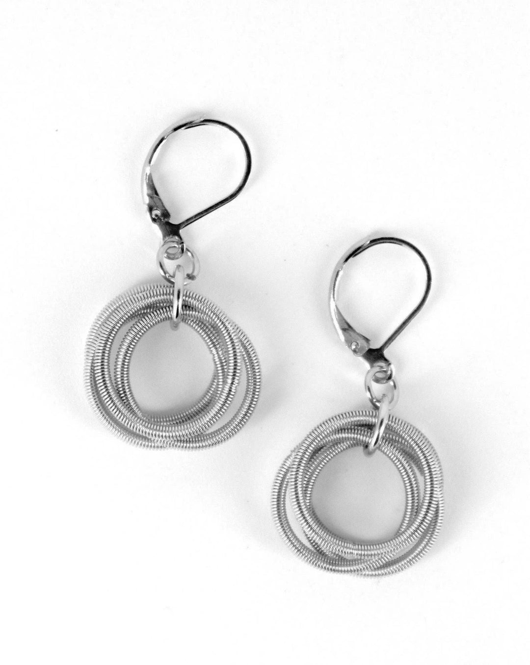 Sea Lily - 256 - Silver PW Loop Earring