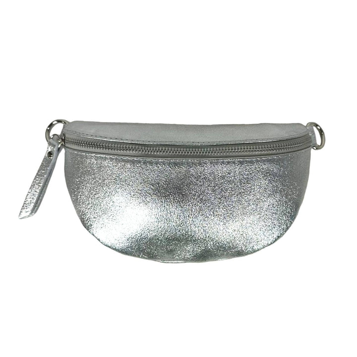 Metallic Leather Waist : Money